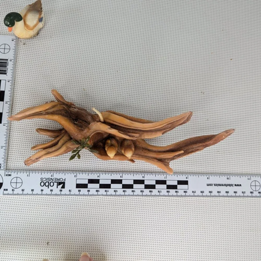 Vintage Sculpted Candle 1 Duck and 2 Ducklings 10.5